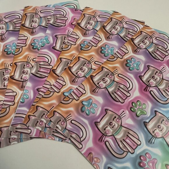 3D Cat & Paw Print Wrapping Sheets - Picture 7 of 9